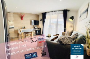 Lou Castelou - T3 Cosy - Chromecast TV Les Angles